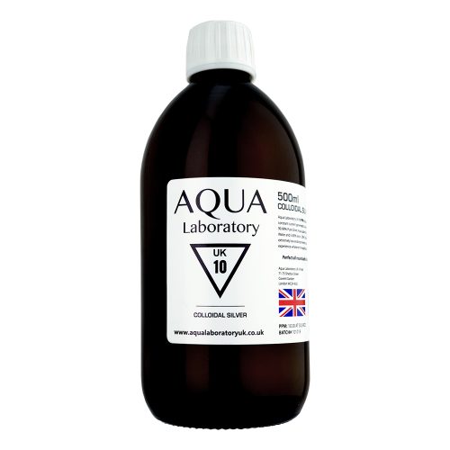 Aqua Laboratory UK 1X 500ml 10 PPM Colloidal Silver