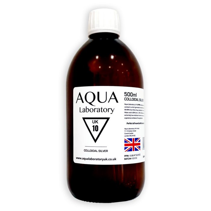 Aqua Laboratory UK 1X 500ml 10 PPM Colloidal Silver