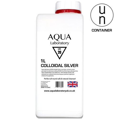 Aqua Laboratory UK 1X 1000ml 20 PPM Colloidal Silver