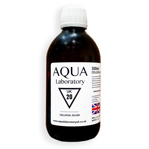 Aqua Laboratory UK 1X 300ml 20 PPM Colloidal Silver