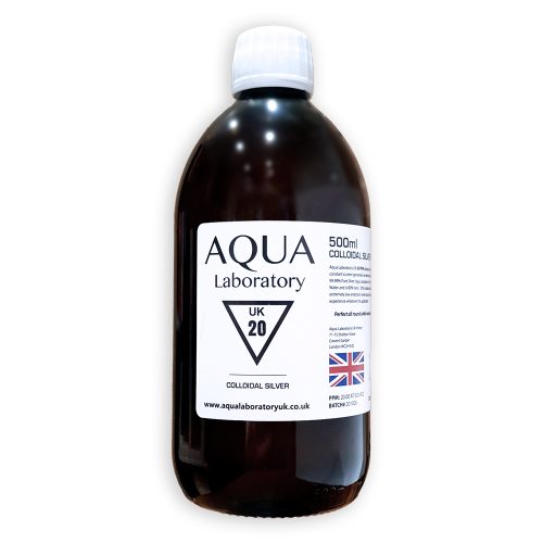 Aqua Laboratory UK 1X 500ml 20 PPM Colloidal Silver