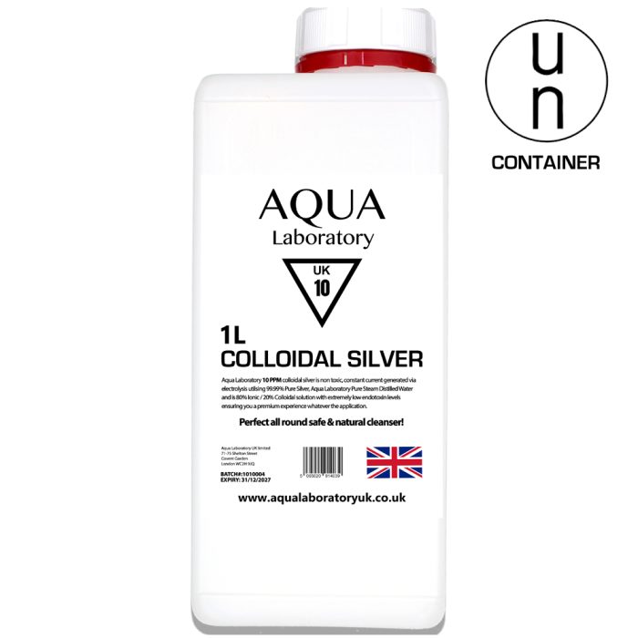 5065020914039 - Aqua Laboratory UK 1X 1000ml 10 PPM Colloidal Silver