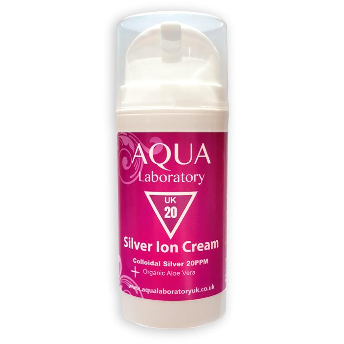 Aqua Laboratory UK 1X 100ML Silver Ion Moisturiser Cream